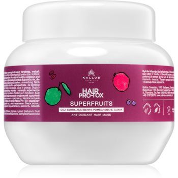 Kallos Hair Pro-Tox Superfruits masca pentru regenerare pentru par obosit fara stralucire