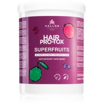 Kallos Hair Pro-Tox Superfruits masca pentru regenerare pentru par obosit fara stralucire ieftina