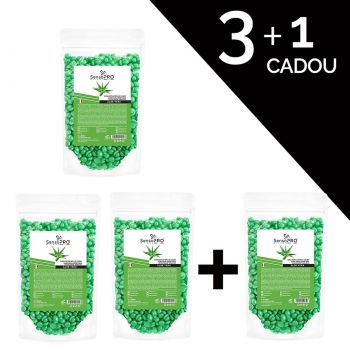 Set 3+1 Gratuit Ceara Epilat Elastica Granule SensoPRO Milano Aloe Vera, 100g la reducere