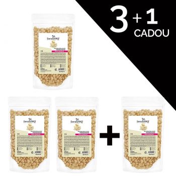 Set 3+1 Gratuit Ceara Epilat Elastica Granule SensoPRO Milano White Chocolate, 100g ieftin