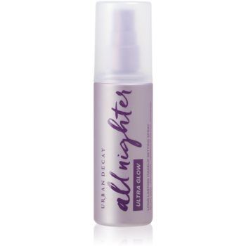 Urban Decay All Nighter Ultra Glow spray pentru fixare și strălucire