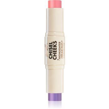 Barry M Chisel Cheeks Stick Strălucire duo