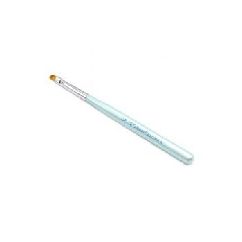 Pensula gel #4 GF-16-4 cu varf diagonal - Mint