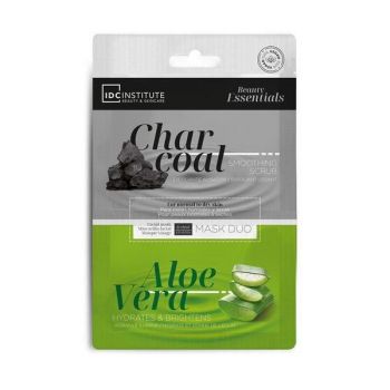 Set 2 masti faciale Skincare Essential Duo Charcoal & Aloe Vera IDC Institute 77021
