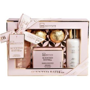Set ingrijire corporala Scented Bath Rose IDC Institute 42134, 310 ml