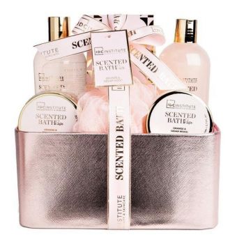 Set ingrijire corporala Scented Bath Rose IDC Institute 99900, 1020 ml