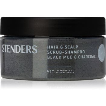 STENDERS Black Mud & Charcoal exfoliant de curățare pentru par si scalp de firma originala