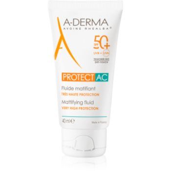 A-Derma Protect AC Mattifying Fluid fluid matifiant SPF 50+