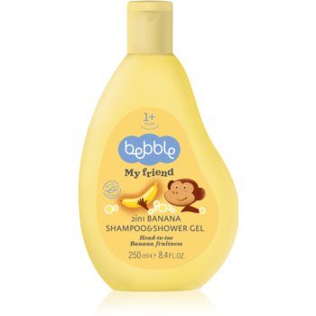 Bebble Banana Shampoo & Shower Gel gel de dus si sampon 2in1 pentru copii