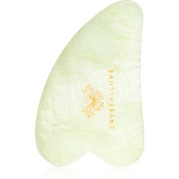 Crystallove Jade Gua Sha accesoriu de masaj