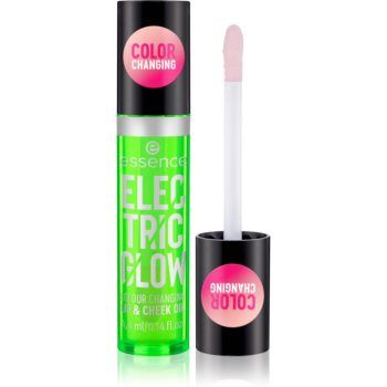 essence Electric Glow ulei buze si obraz