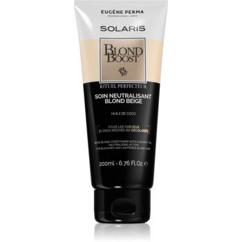 EUGÈNE PERMA Solaris Blond Care balsam hidratant de neutralizare tonuri de galben