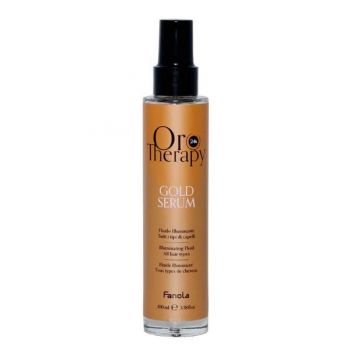 Fluid Iluminator pentru Toate Tipurile de Par - Fanola Oro Therapy Gold Serum Illuminating Fluid All hair Types, 100 ml