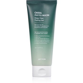 Jayjun Okra Phyto Mucin Deep gel intens pentru curatare cu efect exfoliant