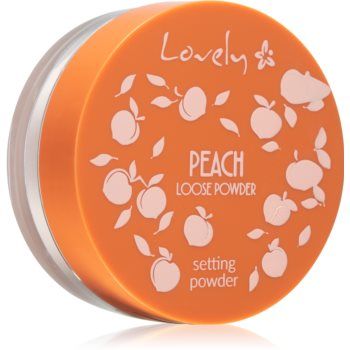 Lovely Peach Setting Powder pudra cu efect de matifiere