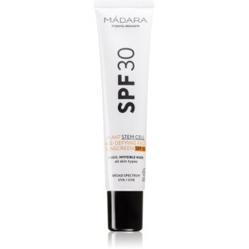 MÁDARA SPF30 Age-Defying fluid protector tonifiant pentru față