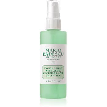 Mario Badescu Facial Spray with Aloe, Cucumber and Green Tea apă de față revigorantă pentru ten obosit
