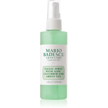 Mario Badescu Facial Spray with Aloe, Cucumber and Green Tea apă de față revigorantă pentru ten obosit de firma original