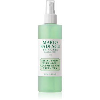 Mario Badescu Facial Spray with Aloe, Cucumber and Green Tea apă de față revigorantă pentru ten obosit de firma original