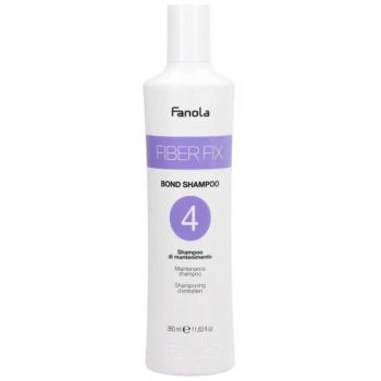Sampon Tratament pentru Par - Fanola Fiber Fix Bond Shampoo 4, 350 ml