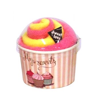 Set Prosoape - CUP CAKE AROMA TOWELS