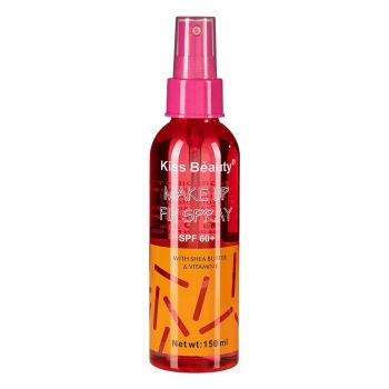 Spray de fixare machiaj Kiss Beauty Make Up Fix Spray SPF 60+ Unt Shea