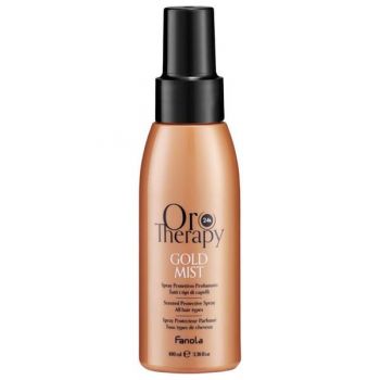 Spray de Protectie Parfumat Gold Mist pentru Toate Tipurile de Par Oro Therapy, 100 ml