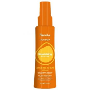 Spray Nutritiv pentru Stralucire Wonder Fanola - Nourishing Anti Frizz Glossing Spray, 150 ml