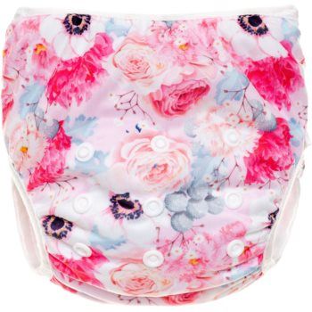 T-TOMI Diaper Swimwear Flowers scutece lavabile tip slip de înot