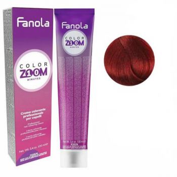 Vopsea Crema Permanenta - Fanola Color Zoom 10 Minutes, nuanta 7.66 Blond Intense Red, 100 ml ieftina