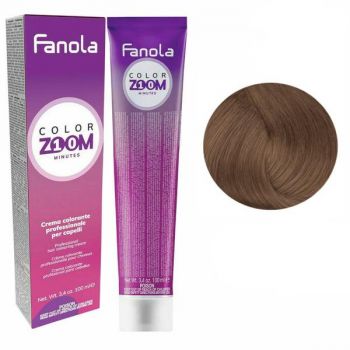 Vopsea Crema Permanenta - Fanola Color Zoom 10 Minutes, nuanta 8.3 Light Golden Blonde, 100 ml ieftina