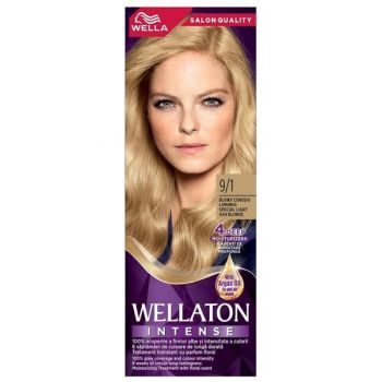 Vopsea Permanenta - Wella Wellaton Intense Color Cream, nuanta 9/1 Blond Cenusiu Luminos ieftina