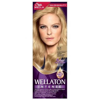 Vopsea Permanenta - Wella Wellaton Intense Color Cream, nuanta 9/1 Blond Cenusiu Luminos la reducere