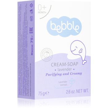 Bebble Cream-Soap Lavender sapun crema cu lavanda de firma original