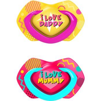 canpol babies Neon Love B 6-18m suzetă