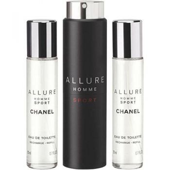 CHANEL Allure Homme Sport Reincarcabil Apa de toaleta Barbati 3X20 ml