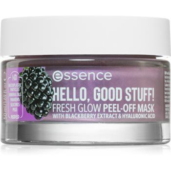Essence Hello, Good Stuff! Blackberry & Hyaluronic Acid mască revigorantă