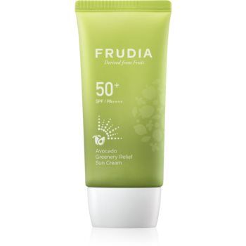 Frudia Sun Avocado Greenery Relief loțiune protectoare hidratantă pentru piele sensibilă ieftina