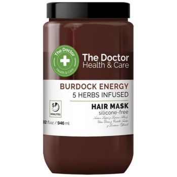 Masca Anticadere The Doctor Health & Care - Burdoc Energy 5 Herbs Infused, 946 ml de firma originala