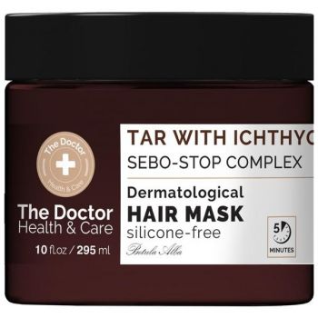 Masca Antimatreata The Doctor Health & Care - Tar With Ichthyol and Sebo-Stop Complex Dermatological, 295 ml ieftina