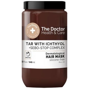 Masca Antimatreata The Doctor Health & Care - Tar With Ichthyol and Sebo-Stop Complex Dermatological, 946 ml de firma originala