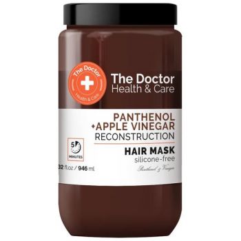Masca Reconstructoare The Doctor Health & Care - Panthenol and Apple Vinegar, 946 ml la reducere
