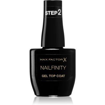 Max Factor Nailfinity Gel Top Coat lac gel de unghii pentru acoperirea superioară