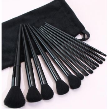 Pensule Machiaj Profesionale Black Velvet, Set 13 ieftin