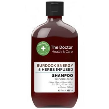 Sampon Anticadere - The Doctor Health & Care Burdock Energy 5 Herbs Infused, 355 ml ieftin