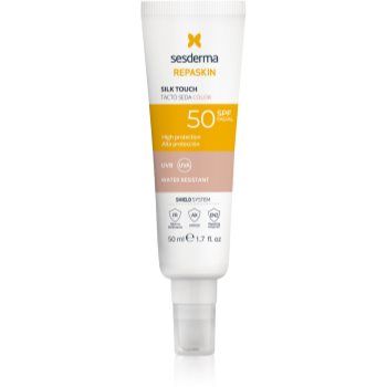 Sesderma Repaskin Silk Touch Color crema protectoare cu efect de tonifiere SPF 50