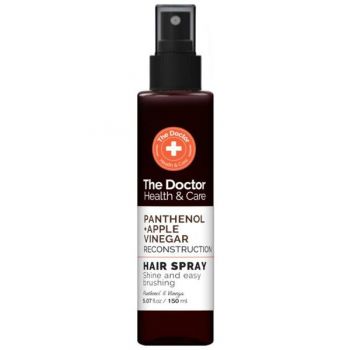 Spray Reconstructor - The Doctor Health & Care Panthenol + Apple Vinegar Reconstruction Hair Spray Shine and Easy Brushing, 150 ml ieftin