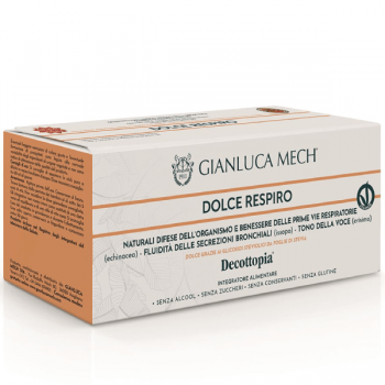 Supliment alimentar lichid Gianluca Mech Decottopia Dolce Respiro Decopocket 8x30ml