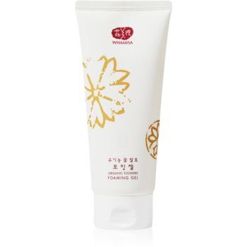 WHAMISA Organic Flowers Foaming Gel gel spumant cu efect de calmare