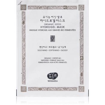 WHAMISA Organic Seeds Hydrogel Facial Mask mască intensă cu hidrogel nutritie si hidratare